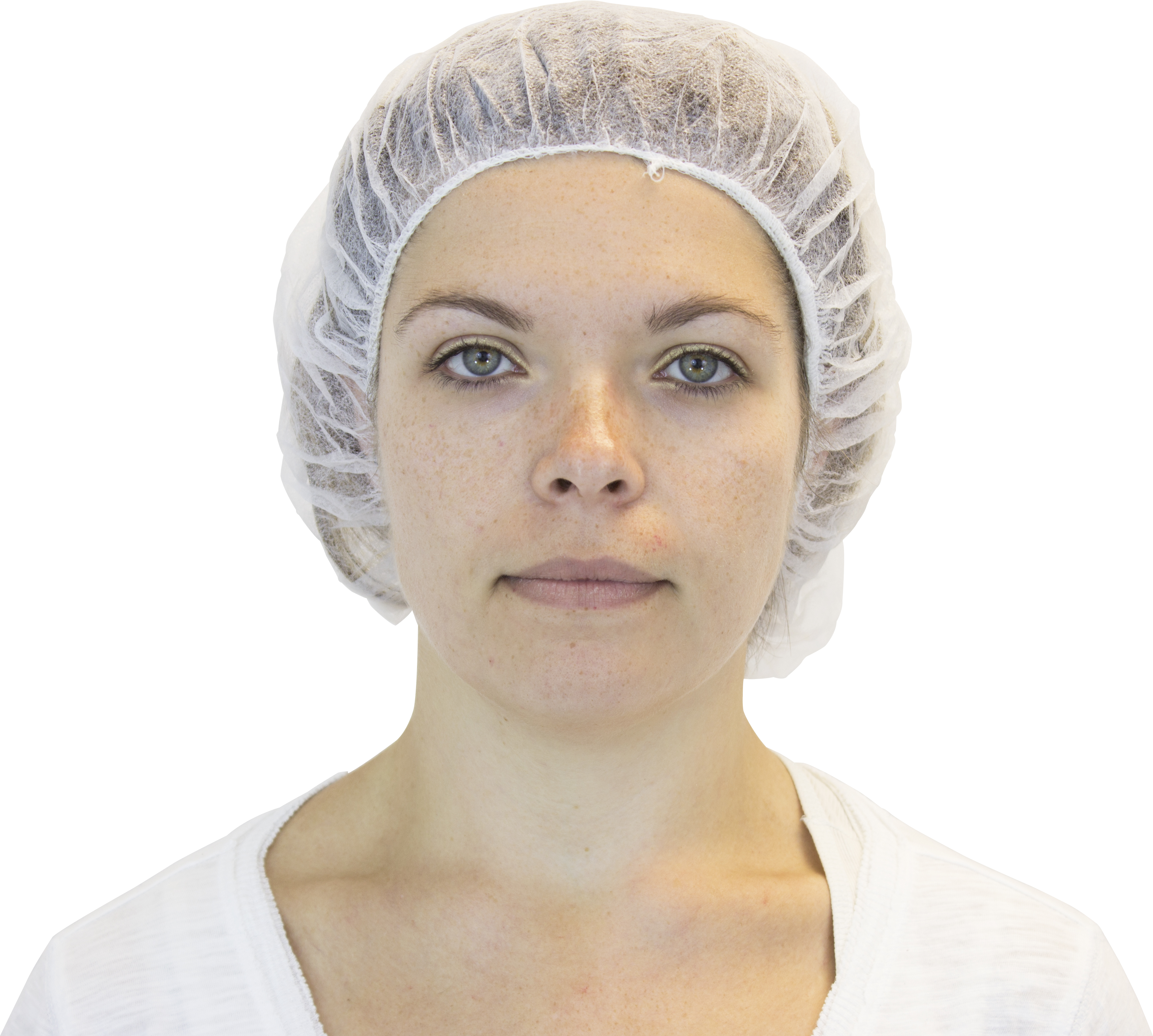 21” White Bouffant 100/BG 10BG/CS 